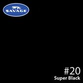Savage Seamless Paper Photography Backdrop - Color #20 Black, Size 9 Feet Wide x 36 Feet Long, Backdrop for YouTube Videos, Streaming, Interviews and Portraits - Made in USA