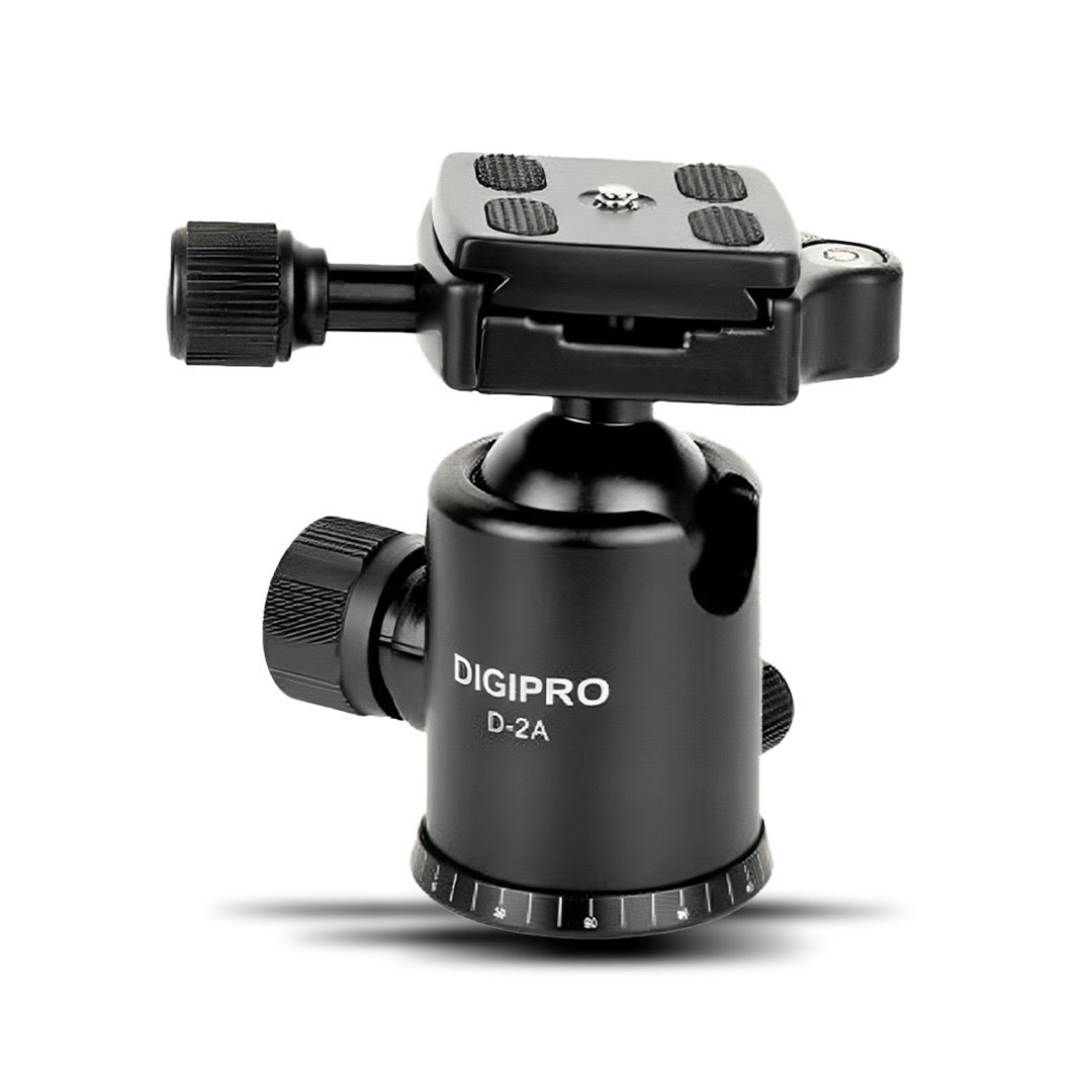 DigiPro Ball Head D2 | Professional Tripod Ball Head with 360° Rotation