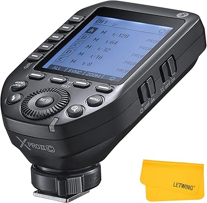 Godox XPro(II) TTL Wireless Flash Trigger , 2.4G Wireless Flash Transmitter HSS 1/8000S,Bluetooth Connection, TCM Transform Function, New Hotshoe Locking, Large LCD Display