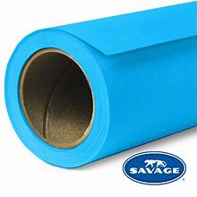 Savage Seamless Paper Photography Backdrop - Color #31 Blue Jay, Size 9 Feet Wide x 36 Feet Long, Backdrop for YouTube Videos, Streaming, Interviews and Portraits - Made in USA