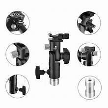 NiceFoto FLH-H “Holder H” Speedlight Umbrella Flash Holder – Vertical / Horizontal Mount Bracket
