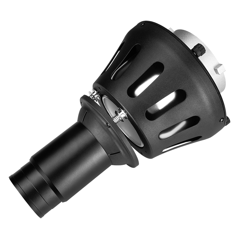 NiceFoto SN-29 Pro Conical Snoot Video Light Art Styling Snoot,Professional Optical Spot with 85mm Lens,Picture Slice and Color Filter for Bowens Mount