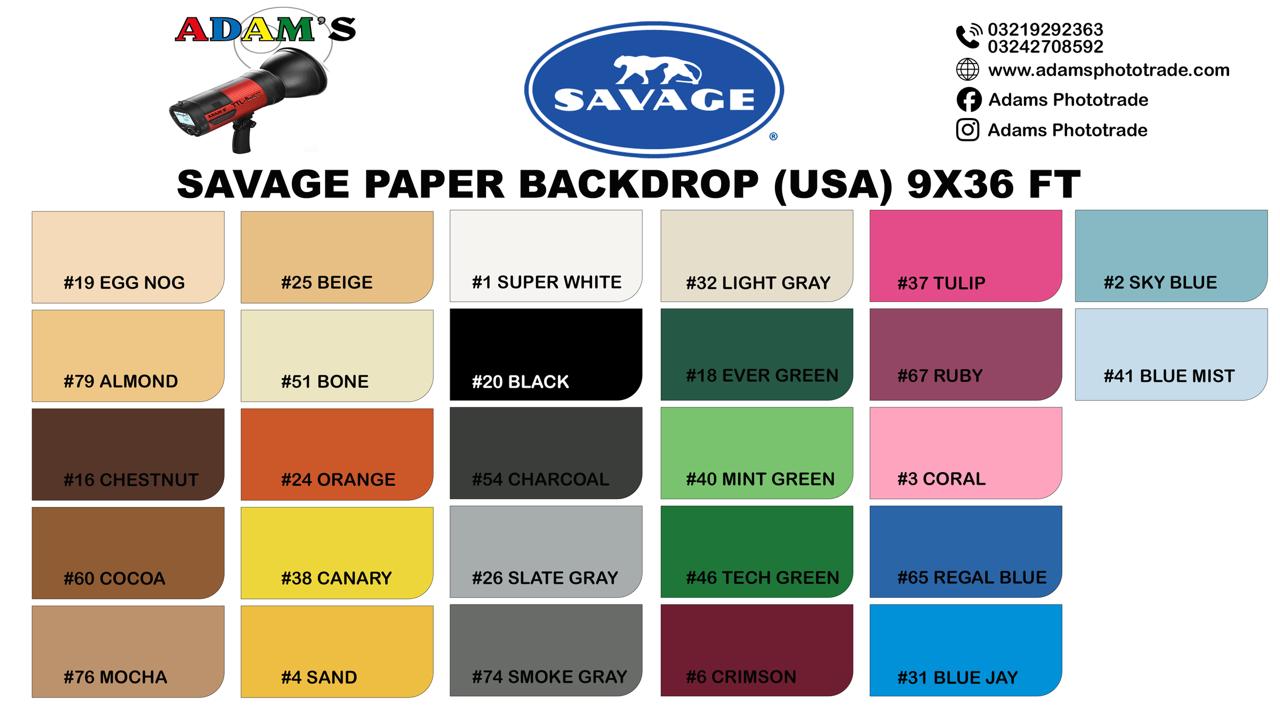 Savage Seamless Paper Photography Backdrop - Color #16 Chestnut, Size 9 Feet Wide x 36 Feet Long, Backdrop for YouTube Videos, Streaming, Interviews and Portraits - Made in USA