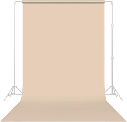 Savage Seamless Paper Photography Backdrop - Color #19 Egg Nog, Size 9 Feet Wide x 36 Feet Long, Backdrop for YouTube Videos, Streaming, Interviews and Portraits - Made in USA