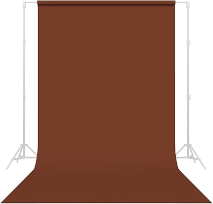 Savage Seamless Paper Photography Backdrop - Color #16 Chestnut, Size 9 Feet Wide x 36 Feet Long, Backdrop for YouTube Videos, Streaming, Interviews and Portraits - Made in USA