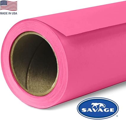 Savage Seamless Paper Photography Backdrop - Color #37 Tulip, Size 9 Feet Wide x 36 Feet Long, Backdrop for YouTube Videos, Streaming, Interviews and Portraits - Made in USA