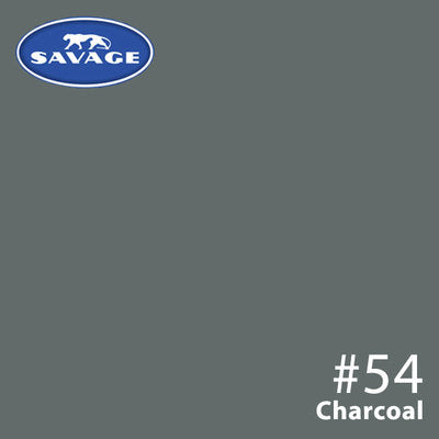 Savage Seamless Paper Photography Backdrop - Color #54 Charcoal, Size 9 Feet Wide x 36 Feet Long, Backdrop for YouTube Videos, Streaming, Interviews and Portraits - Made in USA