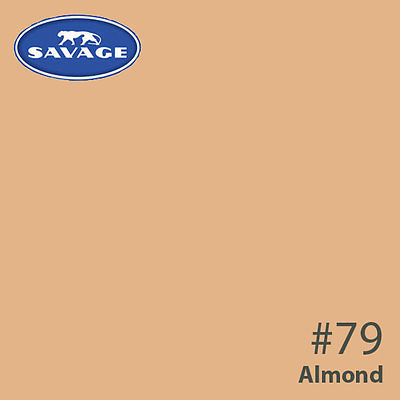 Savage Seamless Paper Photography Backdrop - Color #79 Almond, Size 9 Feet Wide x 36 Feet Long, Backdrop for YouTube Videos, Streaming, Interviews and Portraits - Made in USA