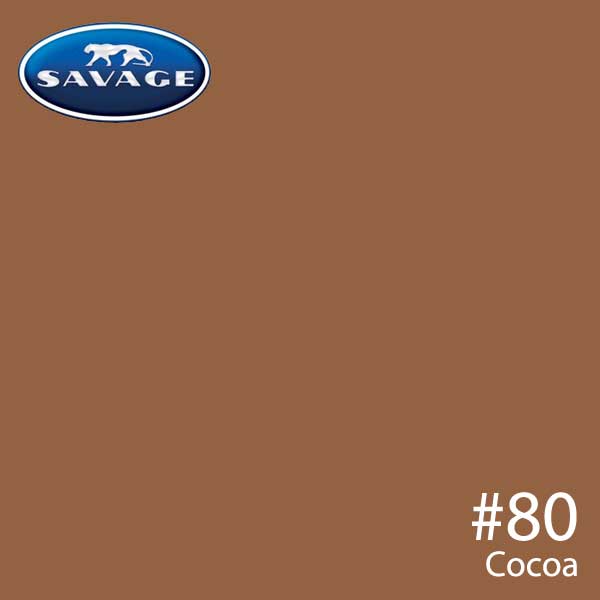 Savage Seamless Paper Photography Backdrop - Color #80 Cocoa, Size 9 Feet Wide x 36 Feet Long, Backdrop for YouTube Videos, Streaming, Interviews and Portraits - Made in USA