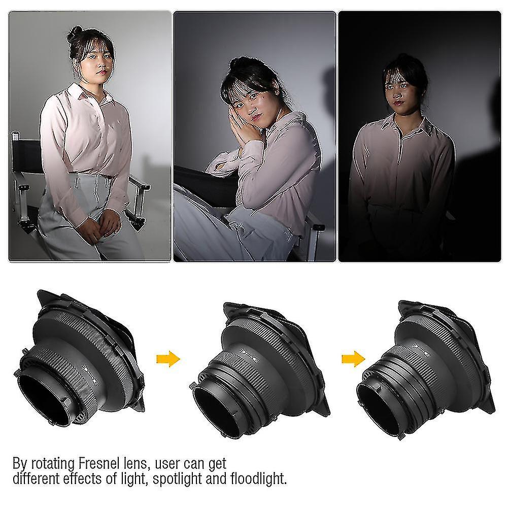 NiceFoto FD‑110 Fresnel Lens Focus Adapter – Bowens Mount Studio Light Modifier | Photography Gear Pakistan