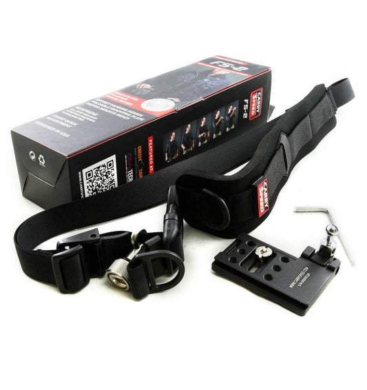 FS-PRO Camera Sling Strap with Quick-Release Plate — Durable, Non-Slip, Tripod Compatible