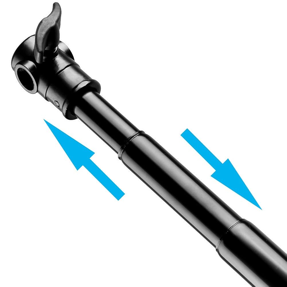 DIGIPRO 10 Feet/3M Aluminum Alloy 3 Section Telescopic Background Support Cross Arm Crossbar (Black/Silver) With Kitbag