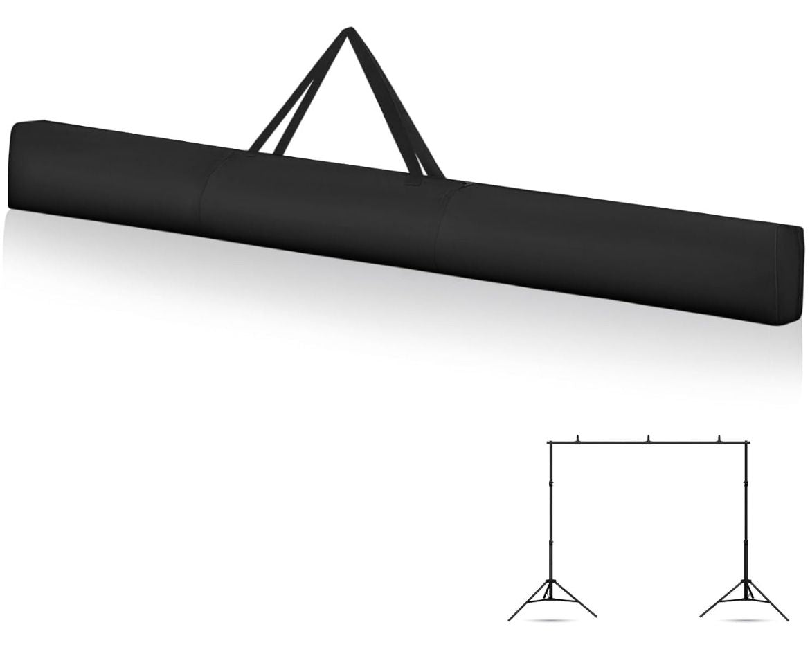 DIGIPRO 10 Feet/3M Aluminum Alloy 3 Section Telescopic Background Support Cross Arm Crossbar (Black/Silver) With Kitbag