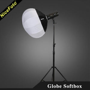 NiceFoto Lantern Globe Softbox (Ball) – Bowens Mount, Deep-Mouth Parabolic Design, 360° Soft Light Diffuser