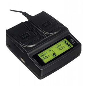 Dual NP-FW50 Battery Charger for Sony A6500 / A6000 Series – Dual-Slot USB