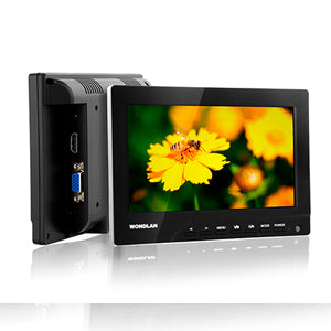 Wondlan WM-701A 7″ HD On-Camera Monitor – 1080p Display, 7-24V & Battery-Powered, Markers & Color Modes
