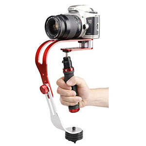 DigiPro U-Shaped Handheld Camera Stabilizer Bracket Grip – Aluminum Alloy, Universal Plate & Cold-Shoe Mount