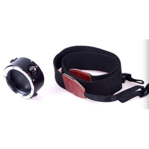 DigiPro Lens Flipper Camera Lens Changer Holder for Canon & Nikon Lenses – Quick Swap Aluminum with Cotton Strap