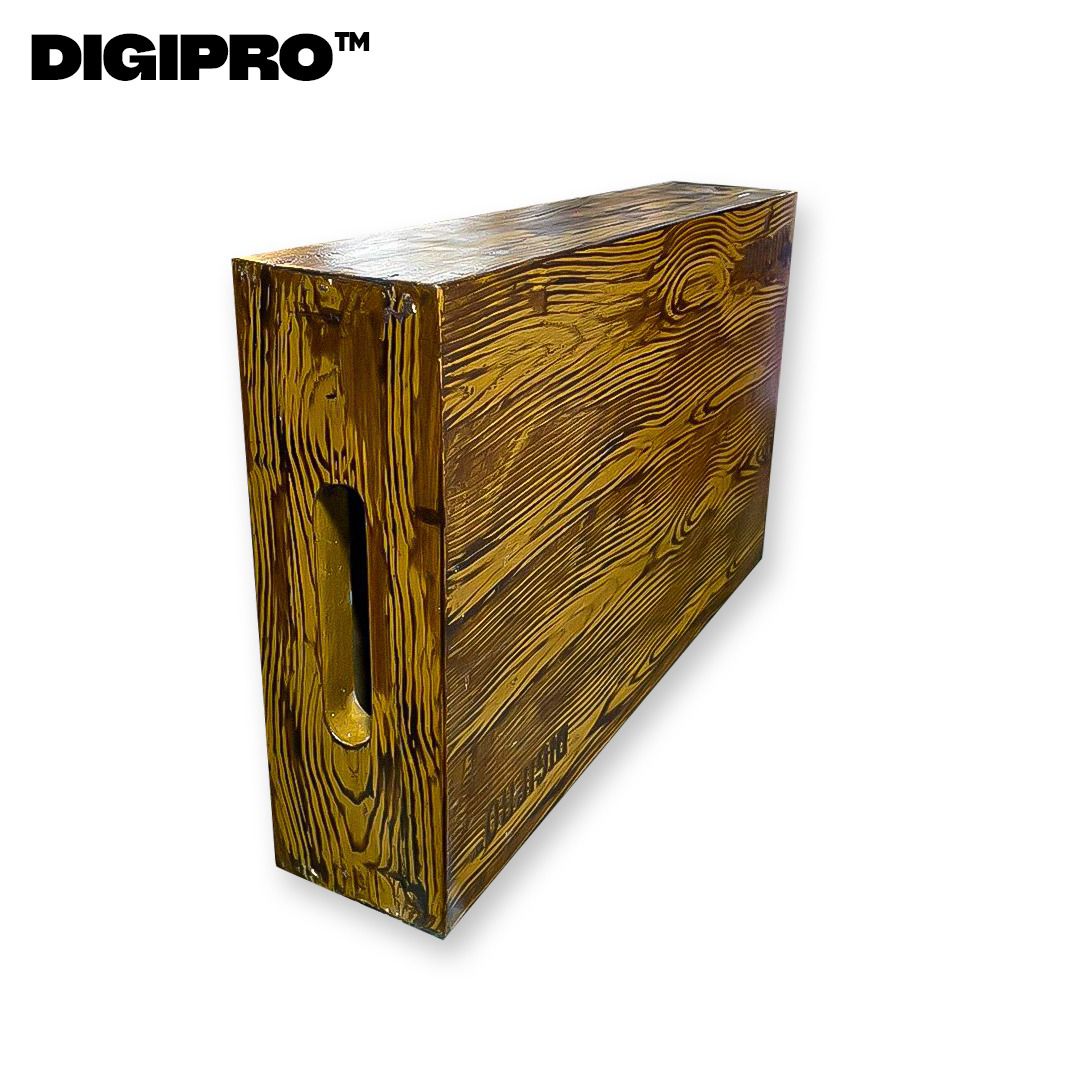 DIGIPRO Apple Box Set 4-Piece Wooden Kit (1″ 2″ 4″ 8″) Photography & Film Studio Support Boxes
