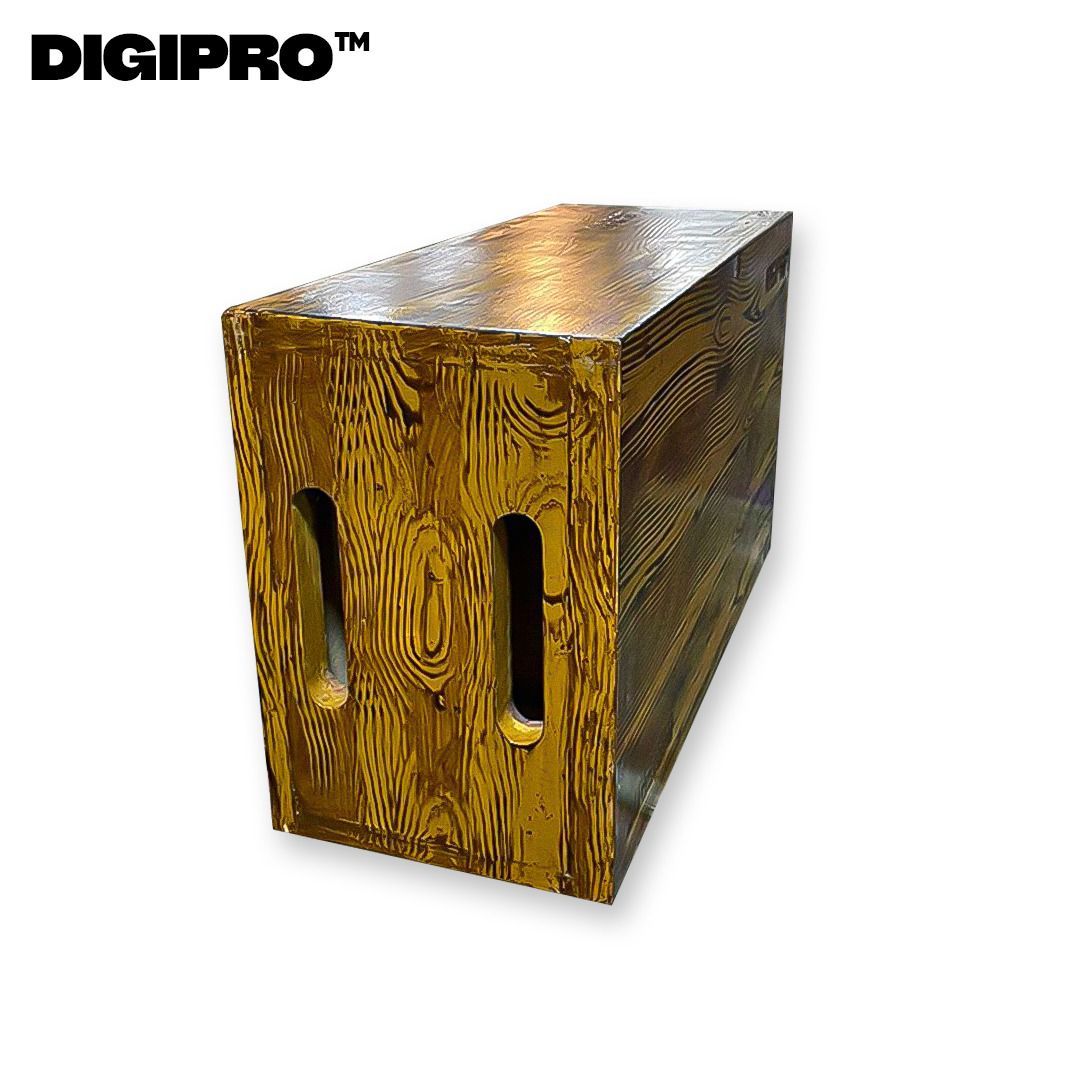 DIGIPRO Apple Box Set 4-Piece Wooden Kit (1″ 2″ 4″ 8″) Photography & Film Studio Support Boxes