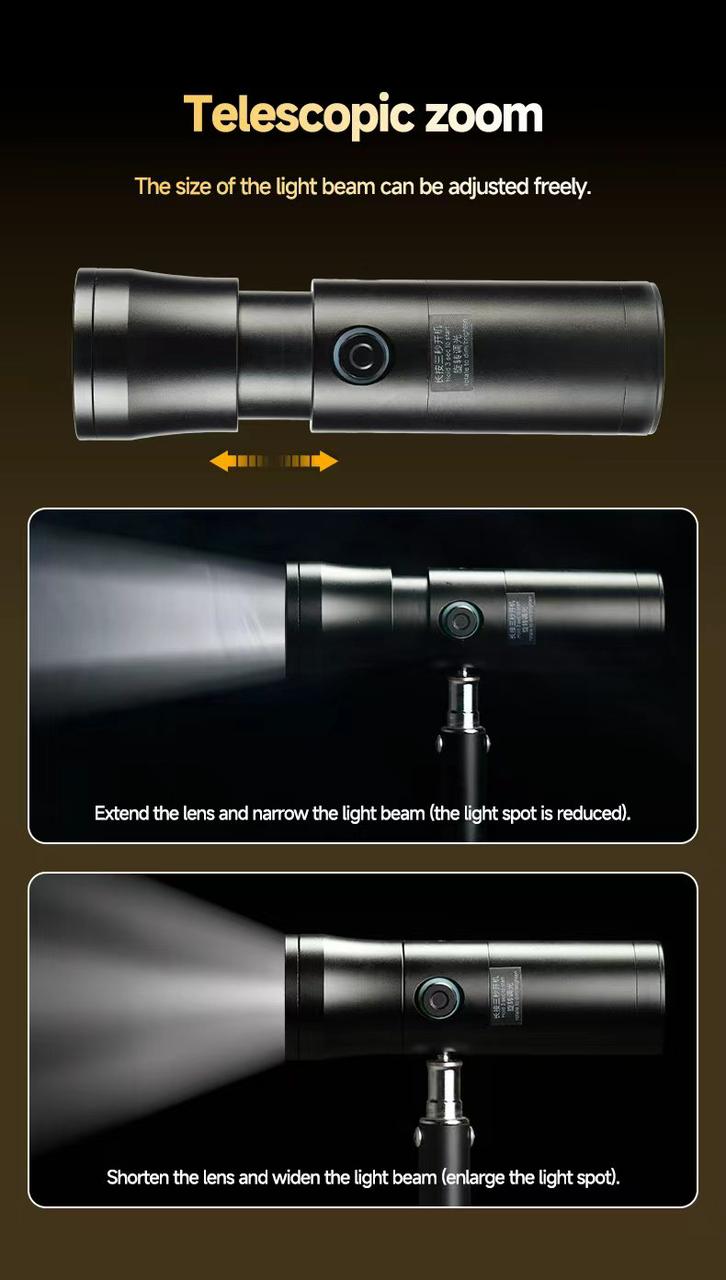 DIGIPRO 12x Optical Snoot Spotlight for Photography – LED Creative Light with 20 Gobo Patterns & 4 Color Lighting