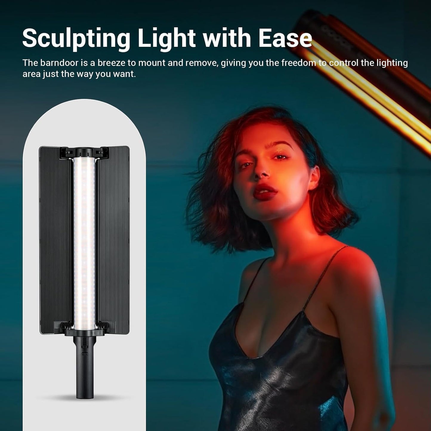 DIGIPRO ZG30 RGB LED Light Wand 30W ⚡ | 10000mAh Battery | 360° Full RGB 2700K–7500K | Professional Video & Photography Light Pakistan