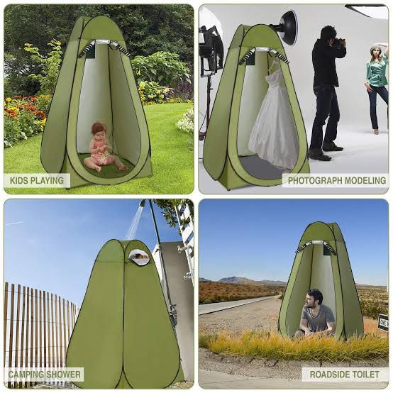 Portable Photography Changing Tent / Pop-Up Dress Room – 190 cm Height, Zipper Entrance & Carry Bag