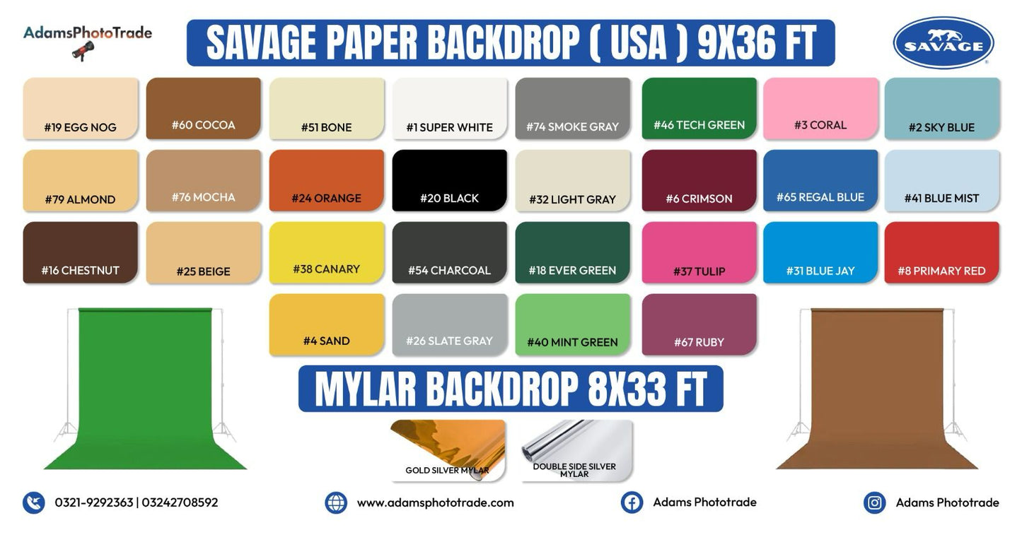 Savage Seamless Paper Photography Backdrop - Color #66 Pure White, Size 9 Feet Wide x 36 Feet Long, Backdrop for YouTube Videos, Streaming, Interviews and Portraits - Made in USA