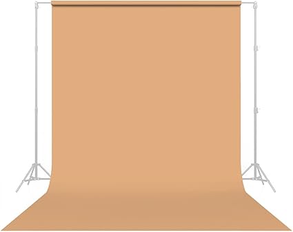 Savage Seamless Paper Photography Backdrop - Color #25 Beige, Size 9 Feet Wide x 36 Feet Long, Backdrop for YouTube Videos, Streaming, Interviews and Portraits - Made in USA