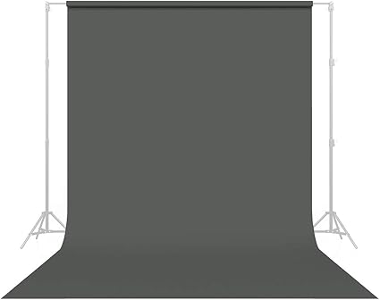 Savage Seamless Paper Photography Backdrop - Color #54 Charcoal, Size 9 Feet Wide x 36 Feet Long, Backdrop for YouTube Videos, Streaming, Interviews and Portraits - Made in USA