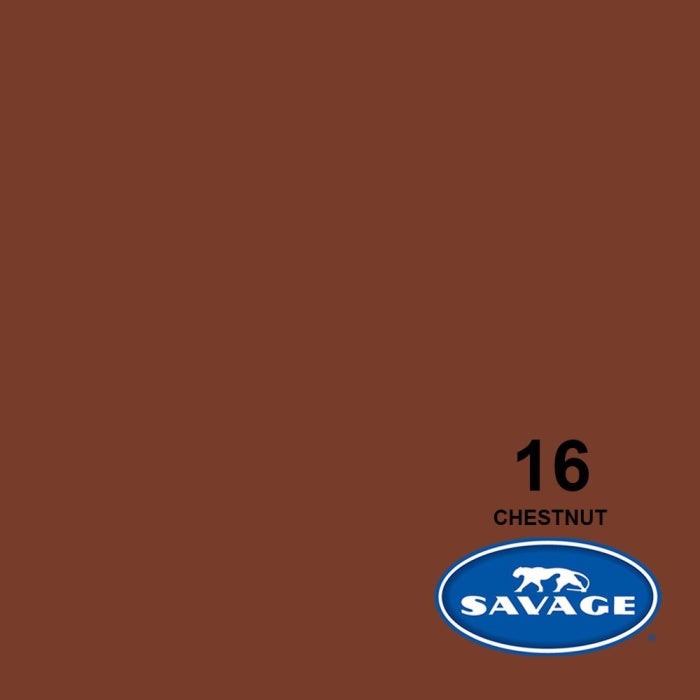 Savage Seamless Paper Photography Backdrop - Color #16 Chestnut, Size 9 Feet Wide x 36 Feet Long, Backdrop for YouTube Videos, Streaming, Interviews and Portraits - Made in USA