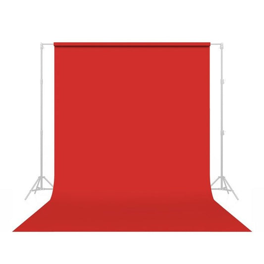 Savage Seamless Paper Photography Backdrop - Color #08 Primary Red, Size 9 Feet Wide x 36 Feet Long, Backdrop for YouTube Videos, Streaming, Interviews and Portraits - Made in USA