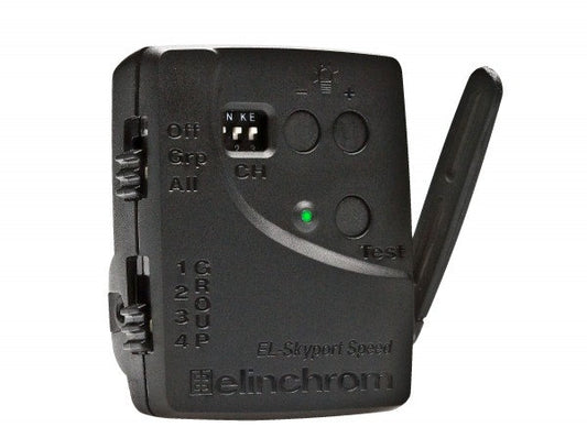 Reliable Elinchrom EL-Skyport Transmitter Speed – wireless flash trigger and remote power control for professional studio photography lighting setups.