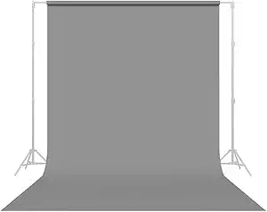 Savage Seamless Paper Photography Backdrop - Color #56 Fashion Gray, Size 9 Feet Wide x 36 Feet Long, Backdrop for YouTube Videos, Streaming, Interviews and Portraits - Made in USA