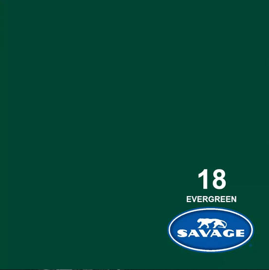 Savage Seamless Paper Photography Backdrop - Color #18 Evergreen, Size 9 Feet Wide x 36 Feet Long, Backdrop for YouTube Videos, Streaming, Interviews and Portraits - Made in USA