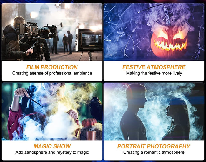 Lensgo Smoke GO Portable Fog Machine 💨 | 30W Handheld Smoke Machine with Remote | Cinematic Photography & Video Smoke Effect Pakistan