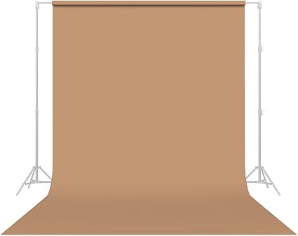 Savage Seamless Paper Photography Backdrop - Color #76 Mocha, Size 9 Feet Wide x 36 Feet Long, Backdrop for YouTube Videos, Streaming, Interviews and Portraits - Made in USA