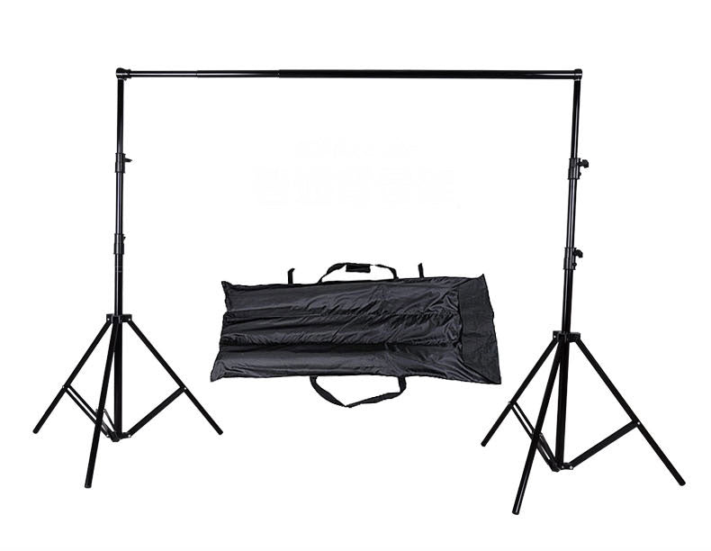 DigiPro Heavy Duty Background Support Kit – 2 Strong Stands + Center Crossbar & Carry Bag