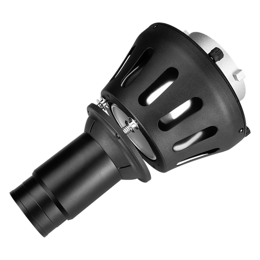 NiceFoto SN-29 Pro Conical Snoot Video Light Art Styling Snoot,Professional Optical Spot with 85mm Lens,Picture Slice and Color Filter for Bowens Mount