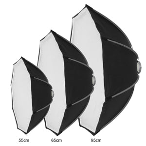 DigiPro 65cm Octa Softbox with Grid & Flash Adapter for Speedlite Flash – Portable Photography Lighting Modifier