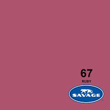 Savage Seamless Paper Photography Backdrop - Color #67 Ruby, Size 9 Feet Wide x 36 Feet Long, Backdrop for YouTube Videos, Streaming, Interviews and Portraits - Made in USA