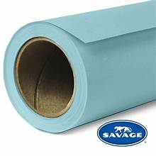 Savage Seamless Paper Photography Backdrop - Color #02 SkyBlue, Size 9 Feet Wide x 36 Feet Long, Backdrop for YouTube Videos, Streaming, Interviews and Portraits - Made in USA