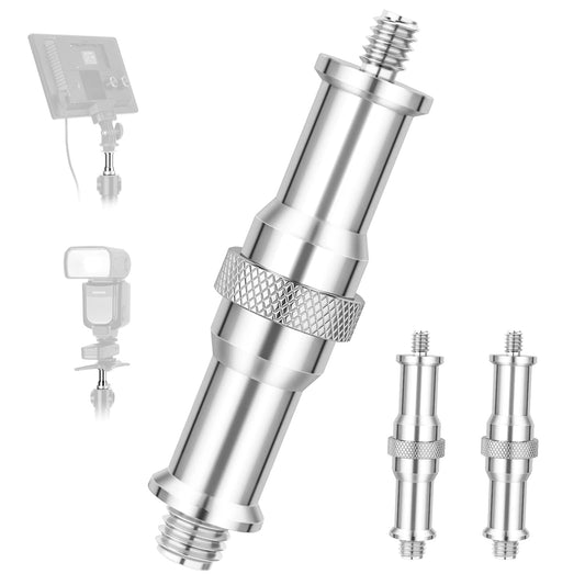 DIGIPRO 1/4″ to 3/8″ Spigot Stud Adapter Screw – Metal Camera Mount Converter