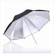 33" Black/Silver Umbrella – Professional Photography Lighting Umbrella