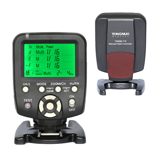 Yongnuo YN560-TX LCD Wireless Flash Controller & Commander – 2.4 GHz, 16 Channels, 6 Groups